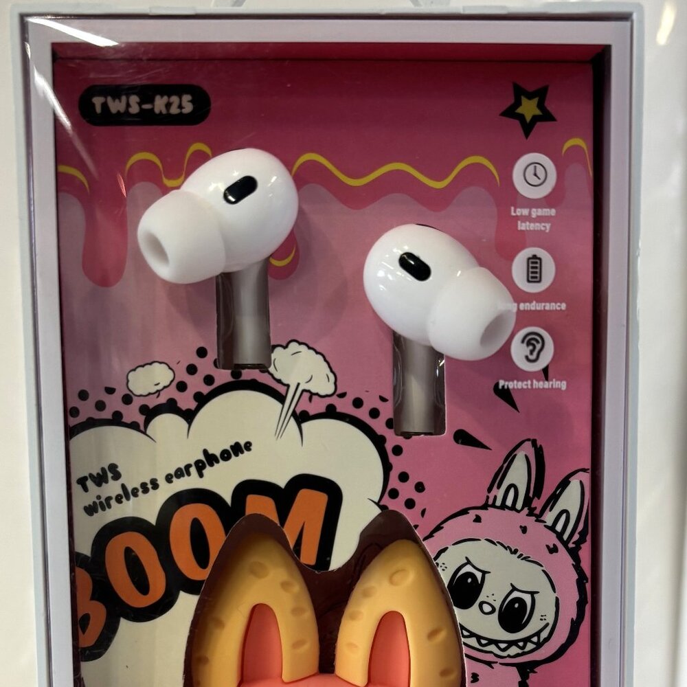 Labubu Airpods Pro With Pink Case